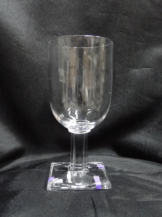 Heisey New Era, Square Base: Water or Wine Goblet (s), 6 1/4" Tall, As Is