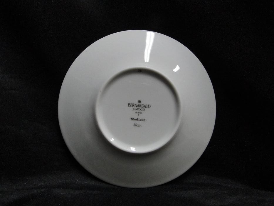 Bernardaud Madison Noir / Black: Cup & Saucer Set, 2 1/4" Tall