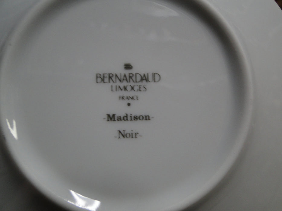 Bernardaud Madison Noir / Black: Cup & Saucer Set, 2 1/4" Tall