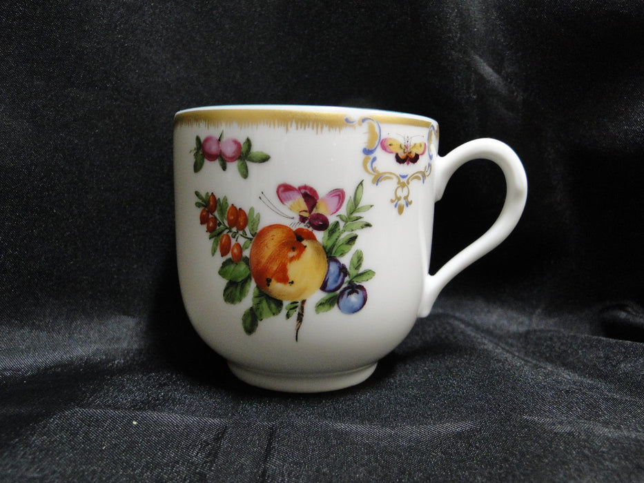 Mottahedeh Duke of Gloucester, Fruit: Flat Cup & Saucer Set, 2 3/4", Motif C