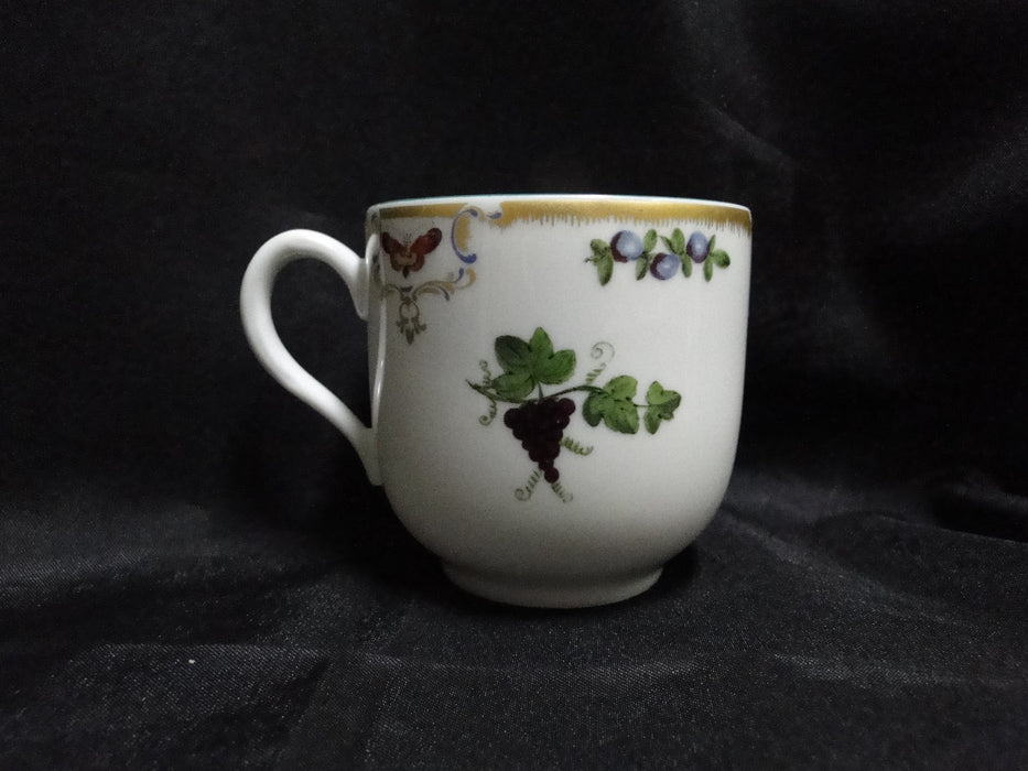 Mottahedeh Duke of Gloucester, Fruit: Flat Cup & Saucer Set, 2 3/4", Motif C