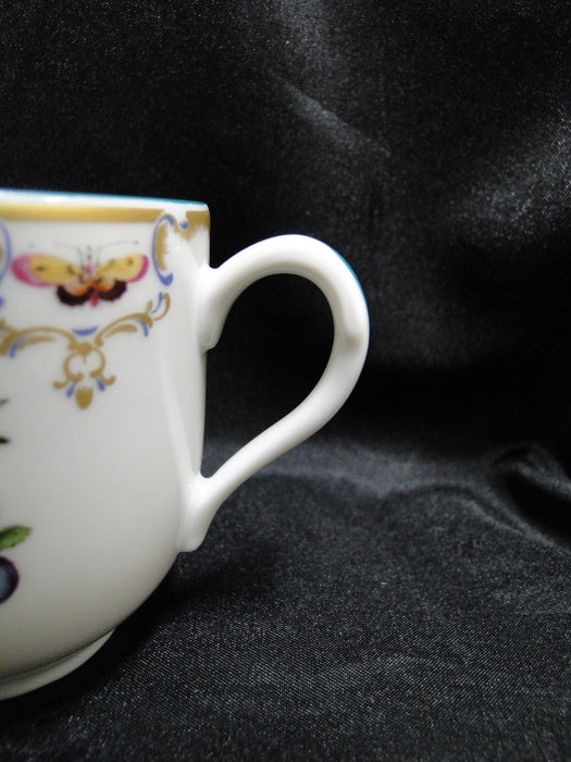 Mottahedeh Duke of Gloucester, Fruit: Flat Cup & Saucer Set, 2 3/4", Motif C