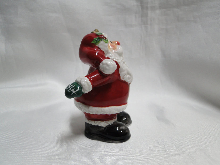 Fitz & Floyd Merry Christmas, Santa: Salt OR Pepper Shaker, 2 Holes, 3 1/4"