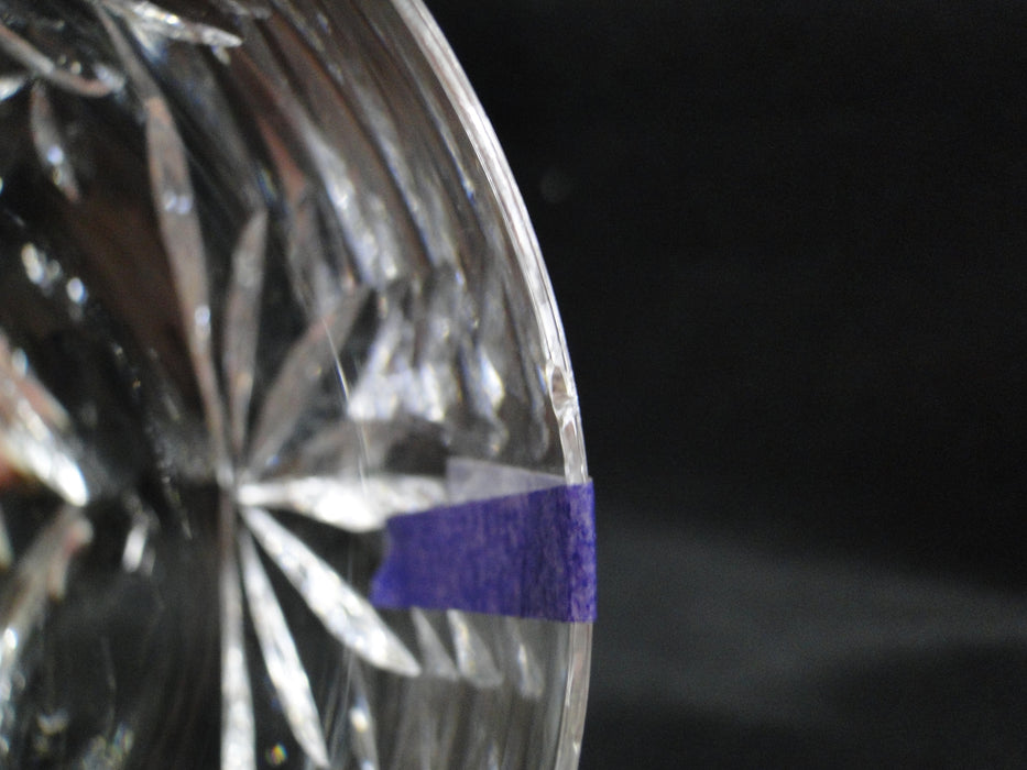 Waterford Crystal Ashling, Cut Fans & Panels: Wine Hock (s), 7 3/8" Tall, As Is
