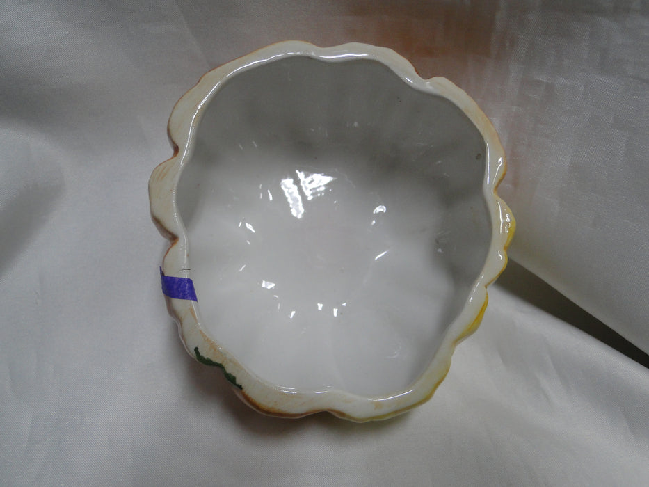 Ceramic Pumpkin Shape: Soup Bowl / Candy Dish w/ Lid, 14oz, As Is