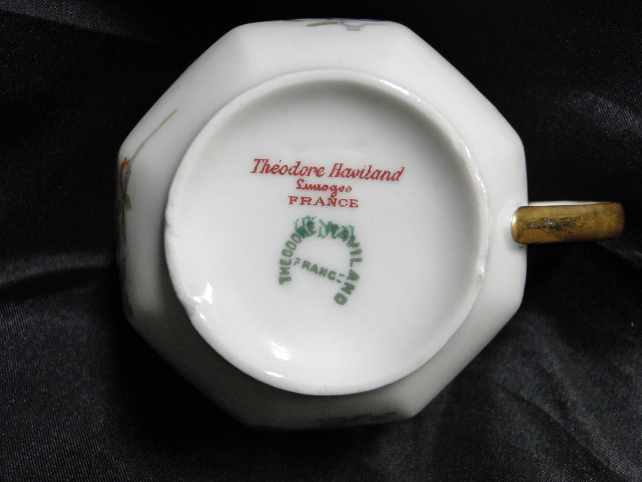 Haviland Eden, Birds & Flowers, Mustard Band: Cup & Saucer Set (s), 2", Reduced