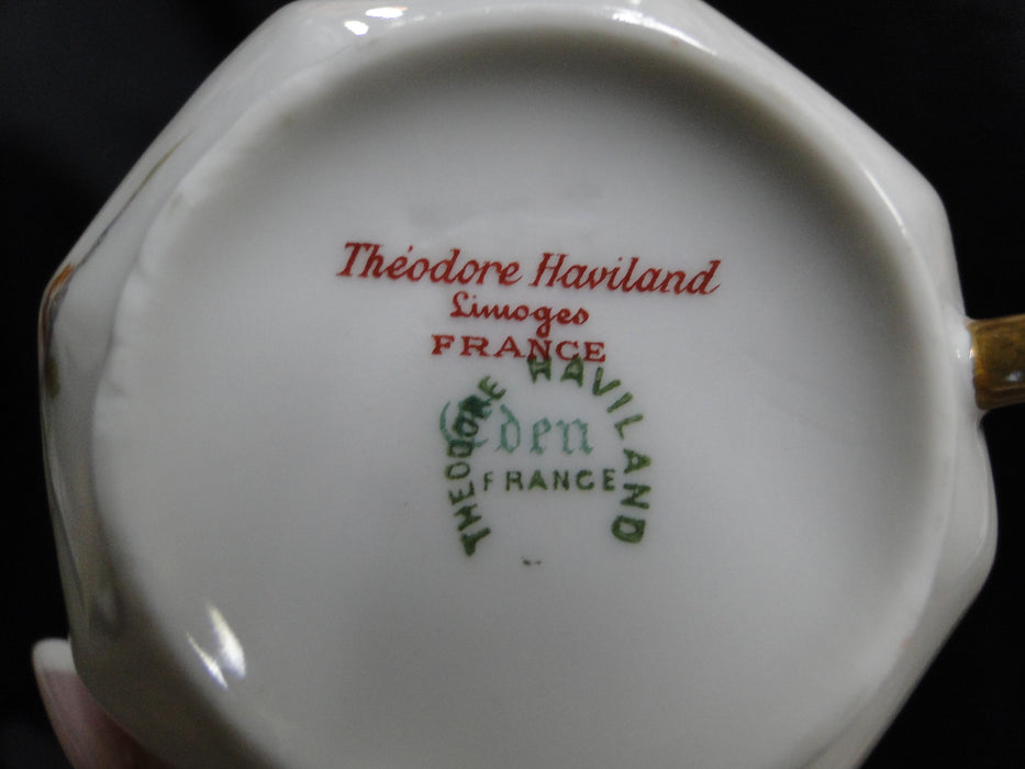 Haviland Eden, Birds & Flowers, Mustard Band: Cup & Saucer Set (s), 2", Reduced