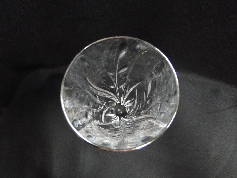 Cristal d'Arques Cassandra Platinum, Leaf Cuts: Champagne Flute (s), 8 5/8"