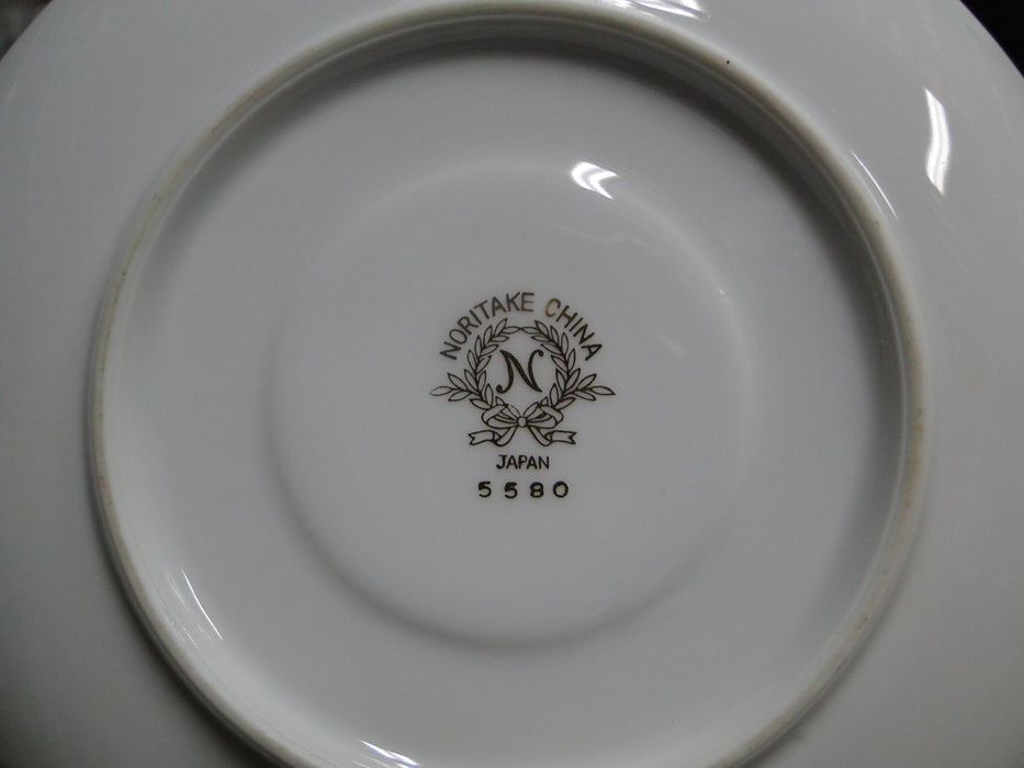 Noritake Fontana, 5580, Taupe Band, Gold Leaves: 6" Saucer Only, No Cup