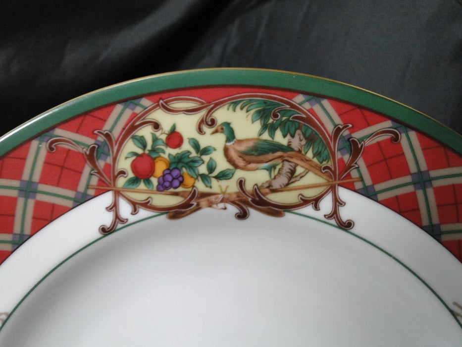 Noritake Royal Hunt, 3930, Plaid, Fruit, Animals: Oval Serving Platter, 15 7/8"