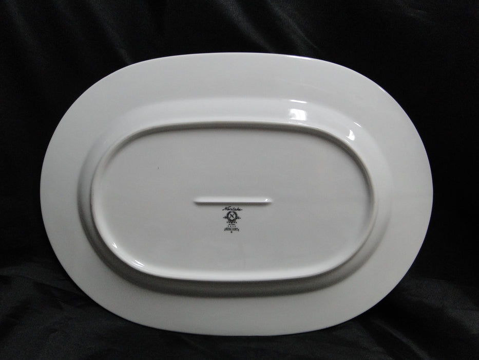 Noritake Royal Hunt, 3930, Plaid, Fruit, Animals: Oval Serving Platter, 15 7/8"