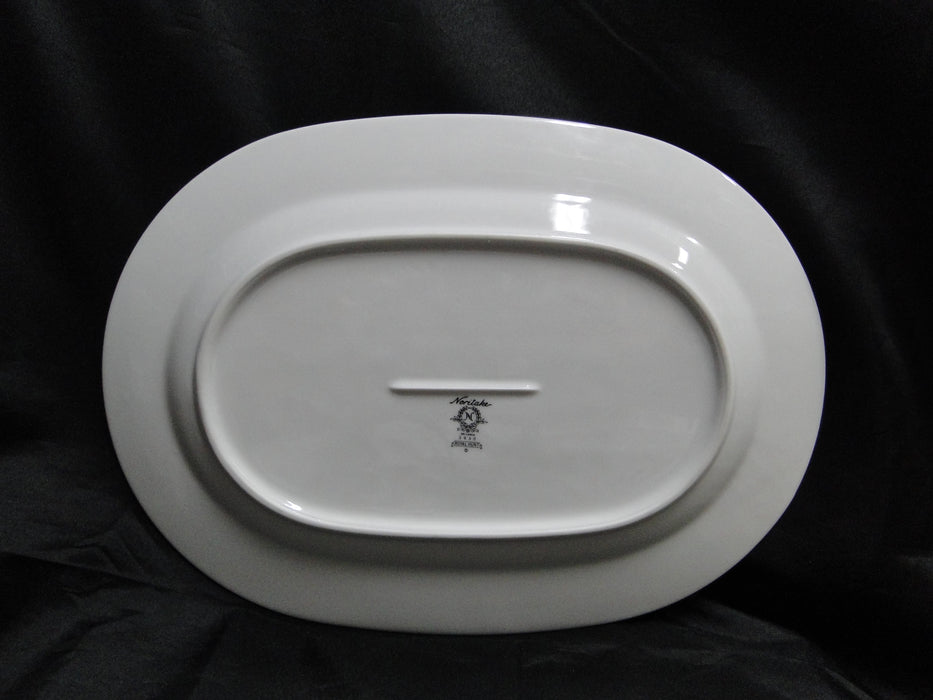 Noritake Royal Hunt, 3930, Plaid, Fruit, Animals: Oval Serving Platter, 13 3/4"