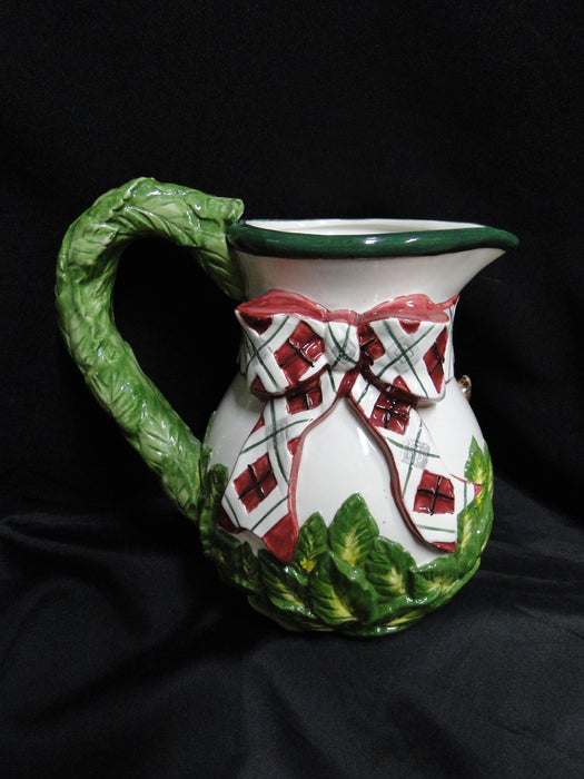 Noritake Royal Hunt, 3930, Plaid Bow: Fox Figurine Serving Pitcher, 7", As Is