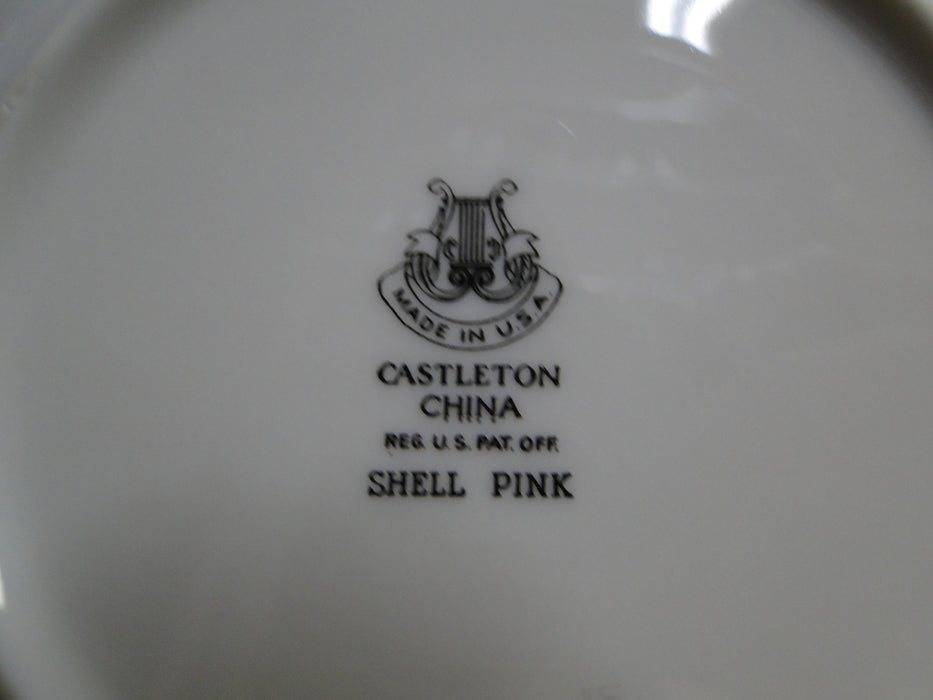 Castleton Shell Pink, Platinum Trim: Bread Plate (s), 6 1/4"