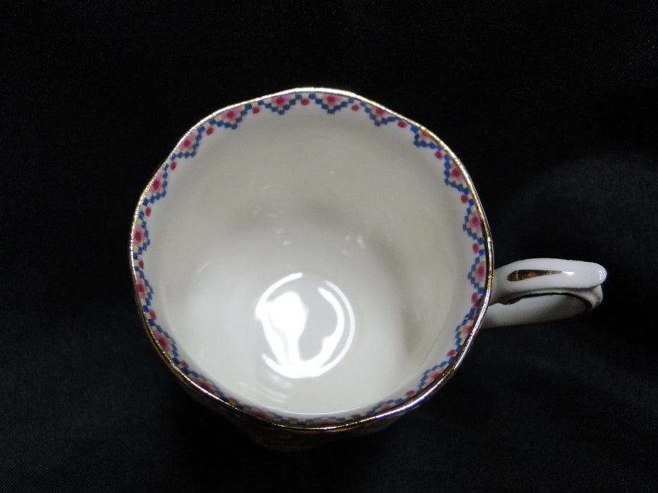 Royal Albert Petit Point, Floral Embroidery: Demi Cup & Saucer Set, Stains