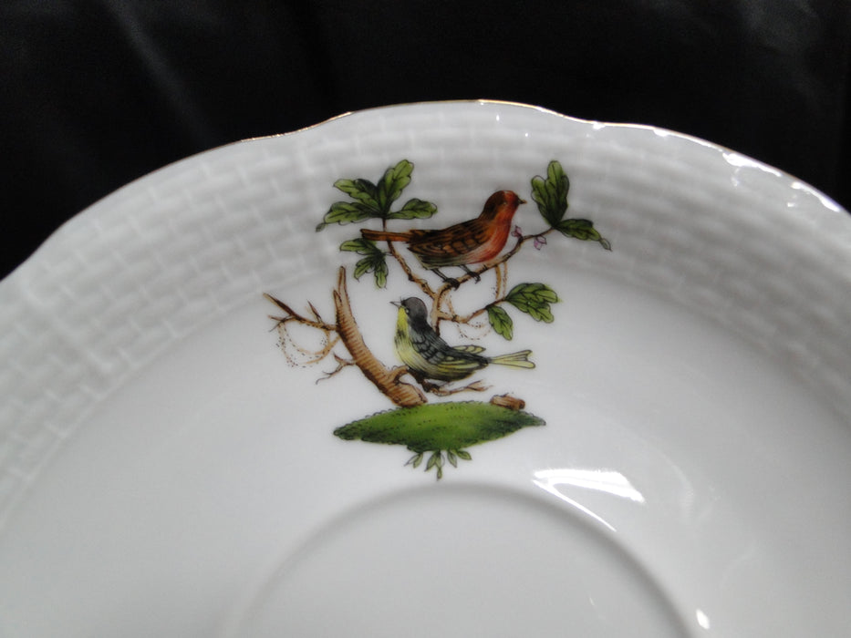 Herend Rothschild Bird: Cup & Saucer Set, 734 & 734, RO, Motif B