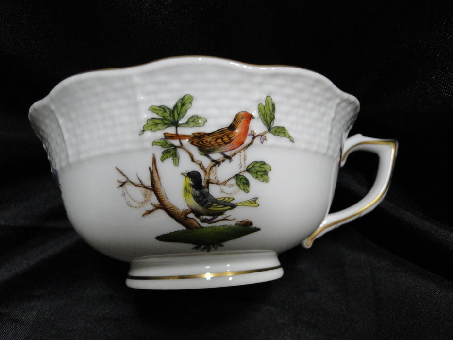 Herend Rothschild Bird: Cup & Saucer Set, 734 & 734, RO, Motif B