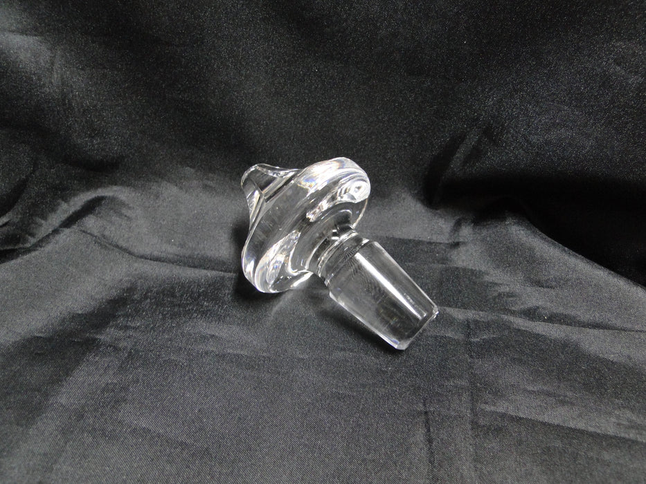 Waterford Crystal Templemore, Cut Cross Hatch: Decanter & Stopper, 12 1/2" Tall