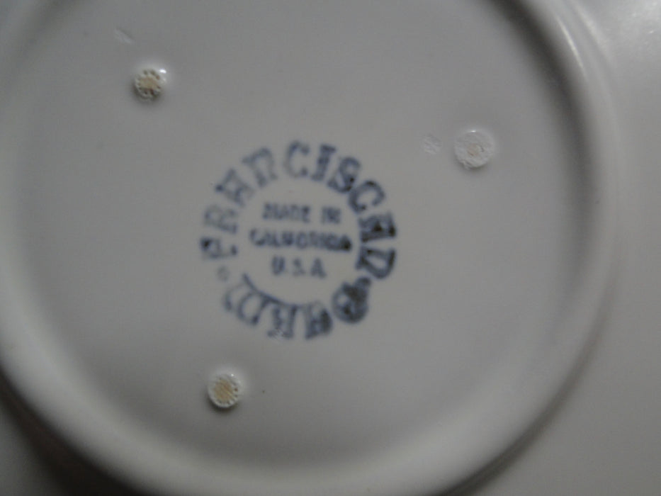 Franciscan Coronado, Cream, Swirl, Matte: Cup & Saucer Set, 2 1/4", As Is