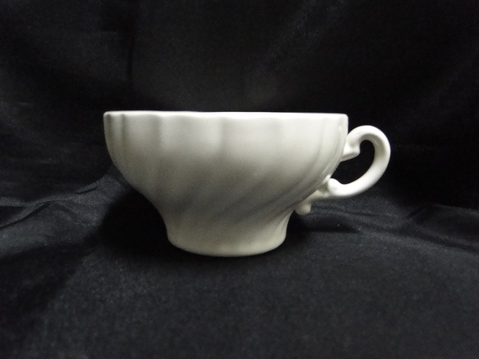 Franciscan Coronado, Cream, Swirl, Matte: Cup & Saucer Set, 2 1/4", As Is
