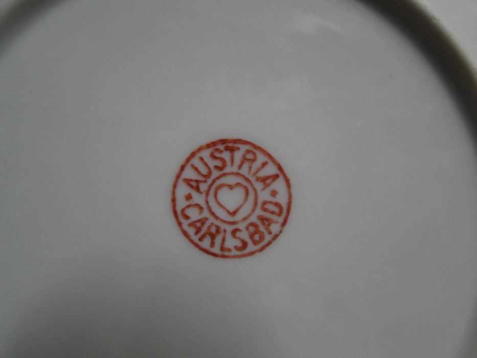 Carlsbad 3405, White w/ Gold Edge, Scalloped: Bread Plate, 6"