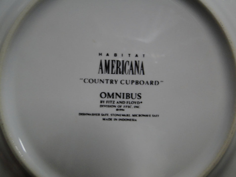 Fitz & Floyd Country Cupboard Habitat Americana: 6 3/8" Saucer Only, No Cup