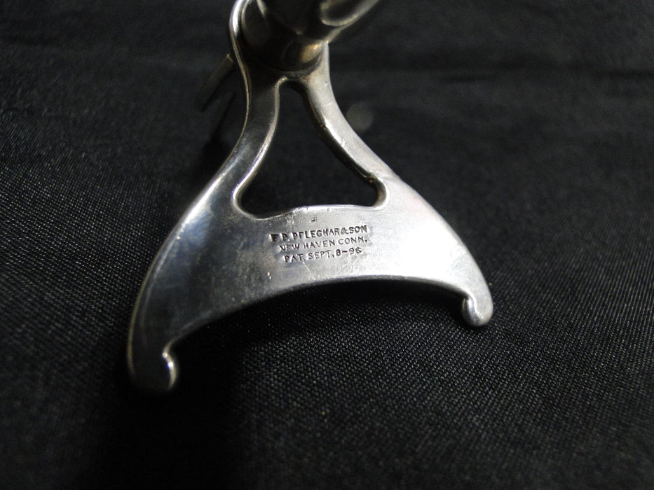 F.P. Pfleghar & Son: Pair of Silverplate Corn on the Cob Skewers / Holders