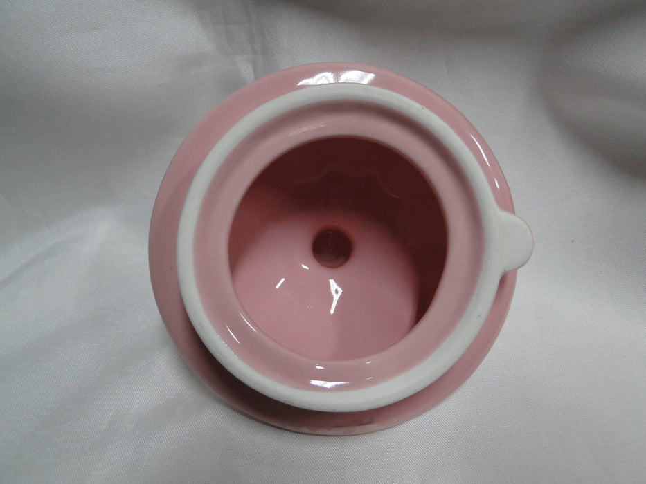 Grace's Teaware Pink w/ Gold Trim, Fluted: Teapot & Lid, 8"