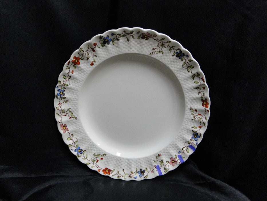 Spode Wicker Dale, Floral on Chelsea Wicker: Dinner Plate (s), 10 1/2", Nicks