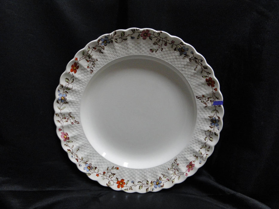 Spode Wicker Dale, Floral on Chelsea Wicker: Dinner Plate (s), 10 1/2", Nicks