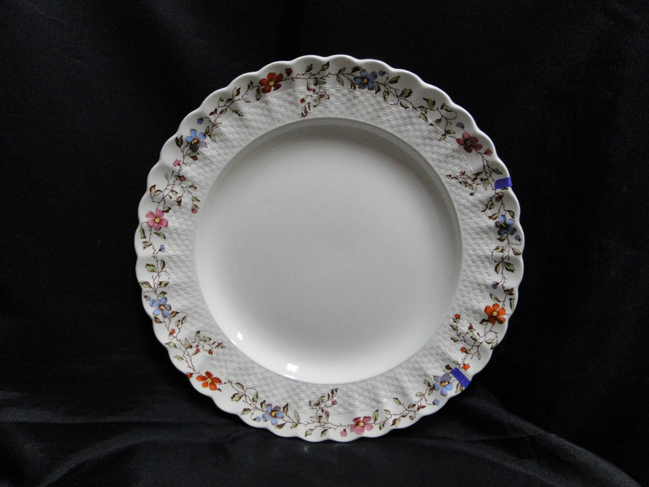 Spode Wicker Dale, Floral on Chelsea Wicker: Dinner Plate (s), 10 1/2", Nicks