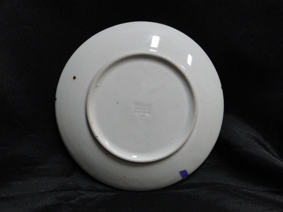 Dansk Brown Mist, Brown Trim, Speckles: 6 1/4 Saucer Only, Coupe Shape, As Is