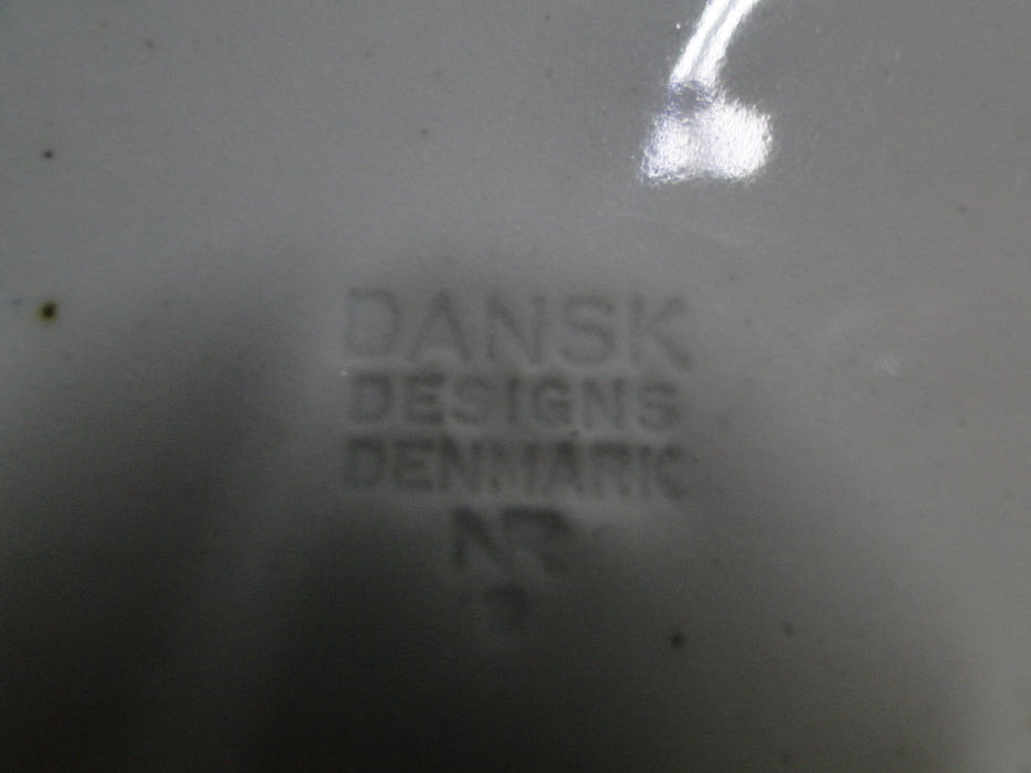 Dansk Brown Mist, Brown Trim, Speckles: 6 1/4 Saucer Only, Coupe Shape, As Is