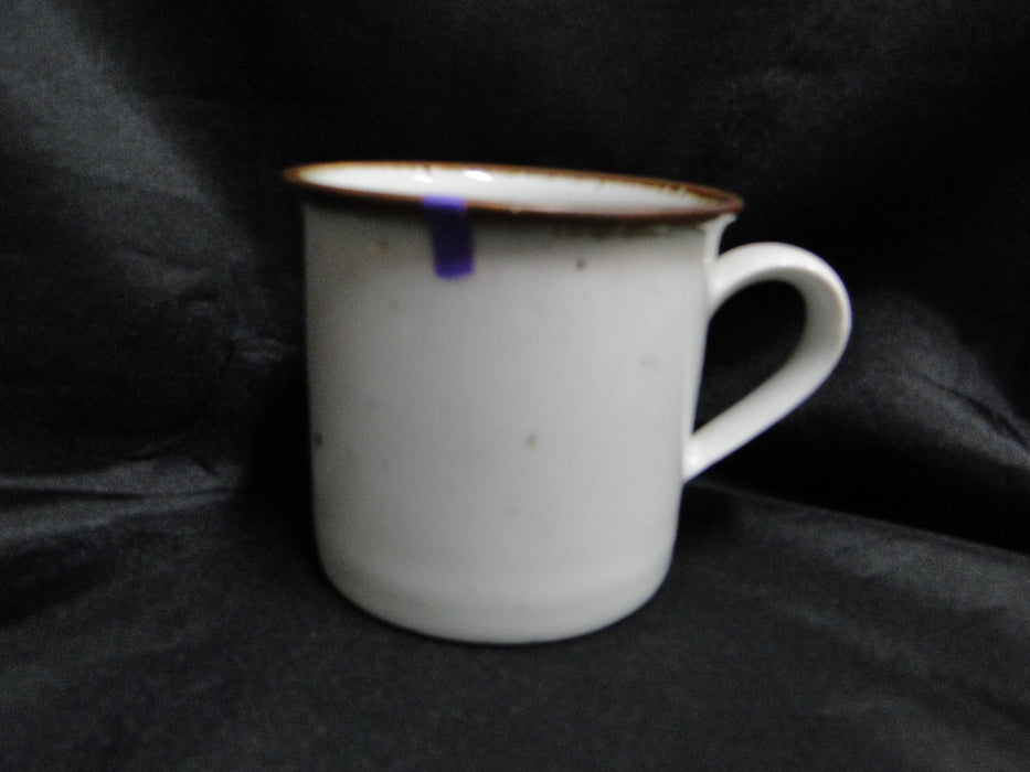 Dansk Brown Mist, Brown Trim, Speckles: Cup Only, 3", As Is