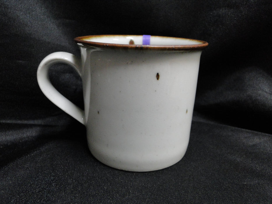 Dansk Brown Mist, Brown Trim, Speckles: Cup Only, 3", As Is