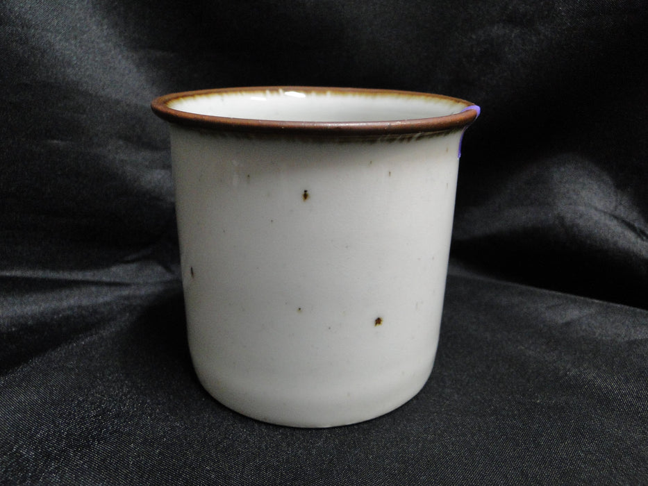 Dansk Brown Mist, Brown Trim, Speckles: Cup Only, 3", As Is