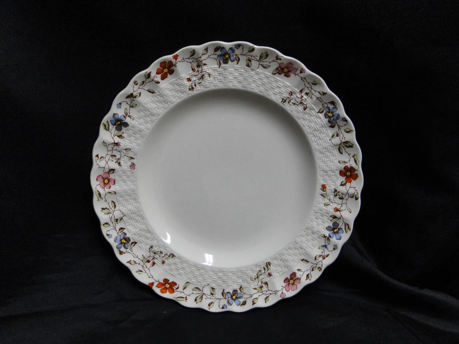 Spode Wicker Dale, Floral on Chelsea Wicker: Salad Plate (s), 8", Nicks
