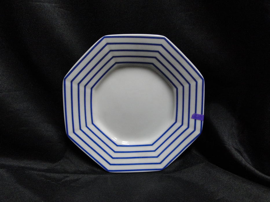 Fitz & Floyd Pin Stripe Blue: 5 3/4" Saucer Only, No Cup, As Is