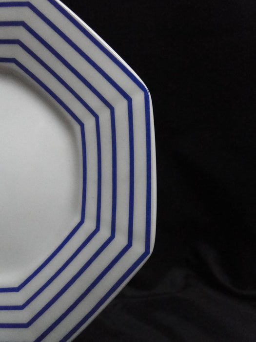Fitz & Floyd Pin Stripe Blue: 5 3/4" Saucer Only, No Cup, As Is