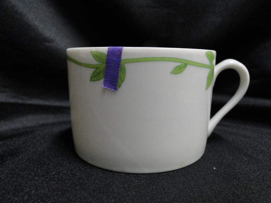 Fitz & Floyd Yellow Rose, White w/ Green: 2 1/8" Cup Only, As Is