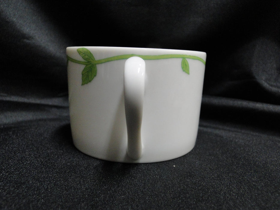 Fitz & Floyd Yellow Rose, White w/ Green: 2 1/8" Cup Only, As Is