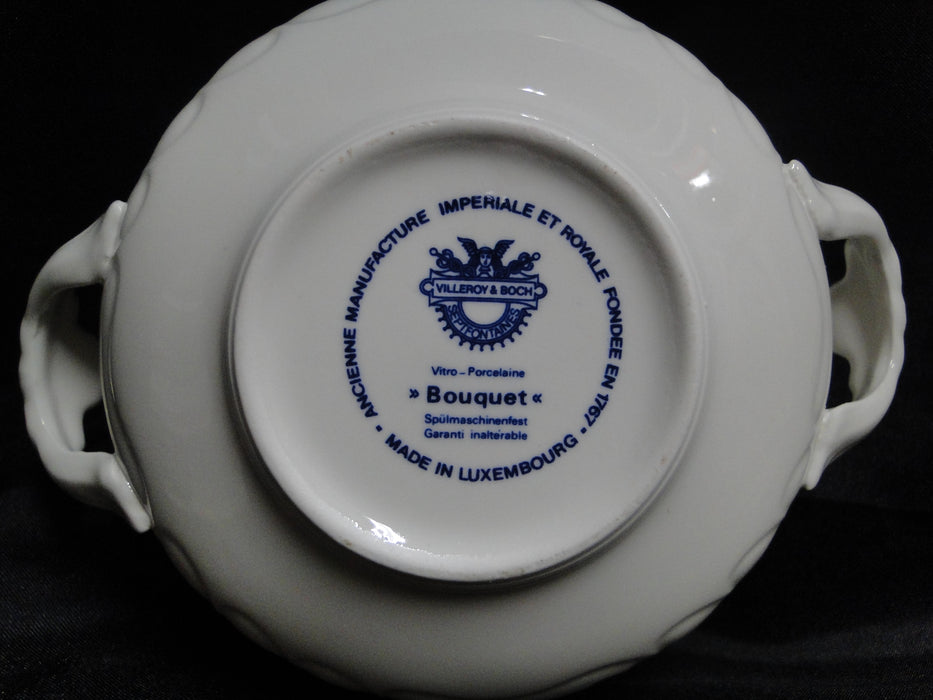 Villeroy & Boch Bouquet, Flowers, Insects: Cream Soup Bowl & Saucer Set (s)