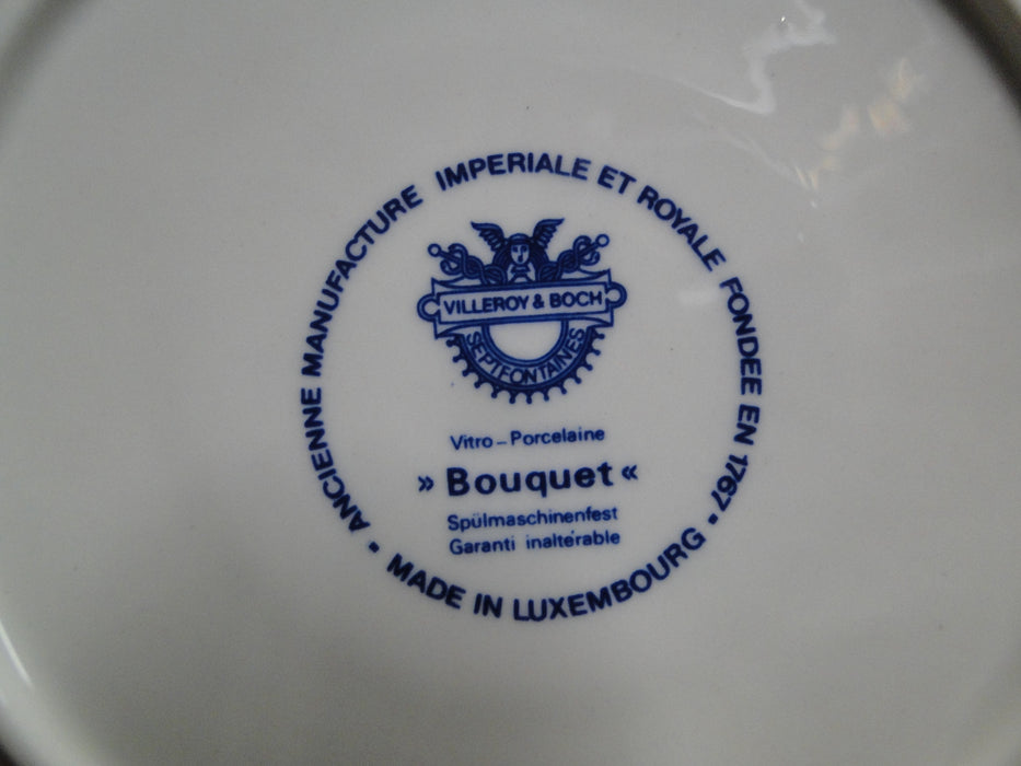 Villeroy & Boch Bouquet, Flowers, Insects: 6 1/8" Saucer (s), No 8 oz Cup