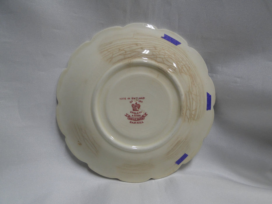 Coalport Oakhill Pink, Floral, Embossed Border: 5 3/4" Saucer, As Is