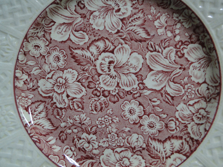 Coalport Oakhill Pink, Floral, Embossed Border: Salad Plate (s), 7 1/4", As Is