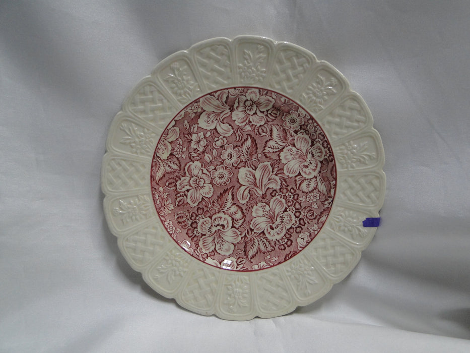 Coalport Oakhill Pink, Floral, Embossed Border: Salad Plate (s), 7 1/4", As Is