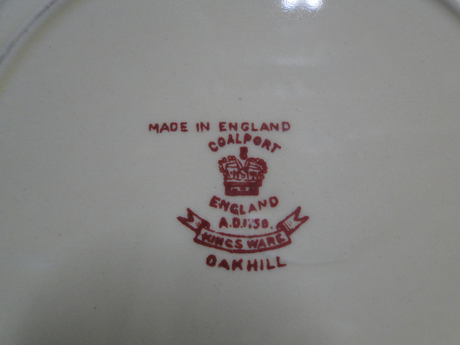 Coalport Oakhill Pink, Floral, Embossed Border: Salad Plate (s), 7 1/4", As Is