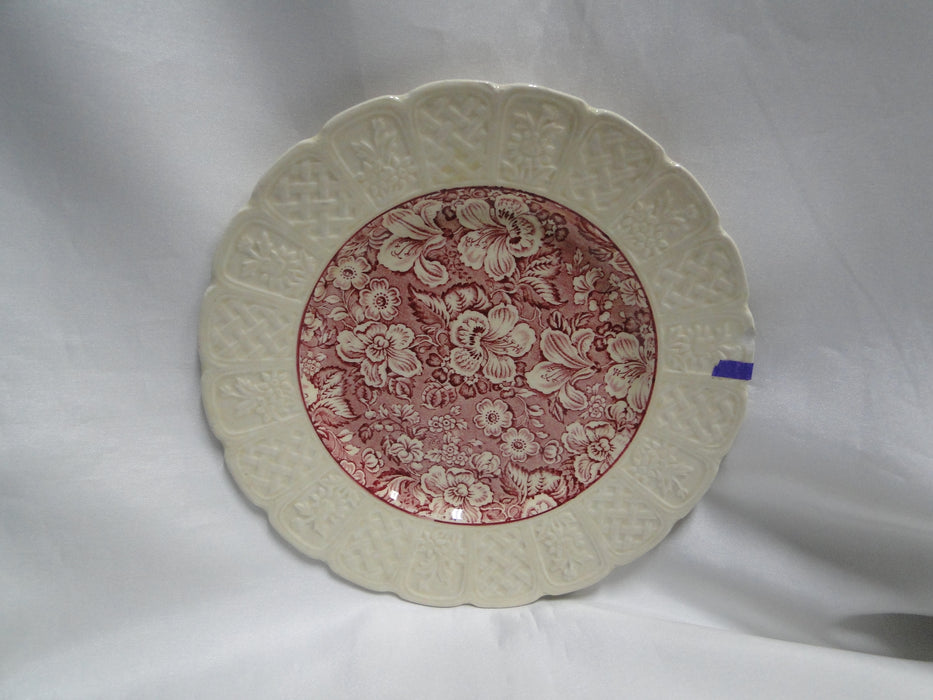 Coalport Oakhill Pink, Floral, Embossed Border: Salad Plate (s), 7 1/4", As Is
