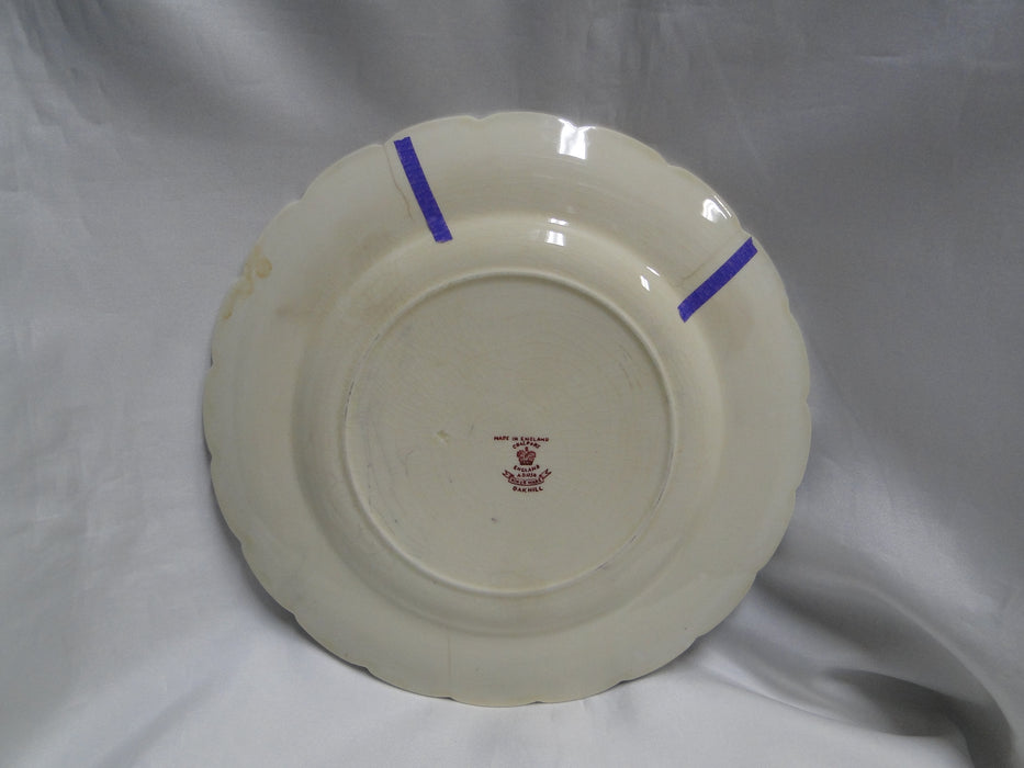 Coalport Oakhill Pink, Floral, Embossed Border: Luncheon Plate (s), 9 1/2" As Is