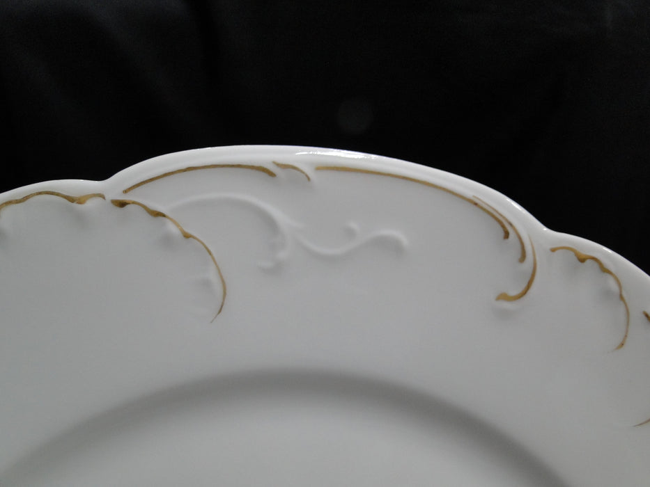 Haviland Schleiger 421, Blank 9, Gold Outlines: Dinner Plate (s), 9 5/8", As Is